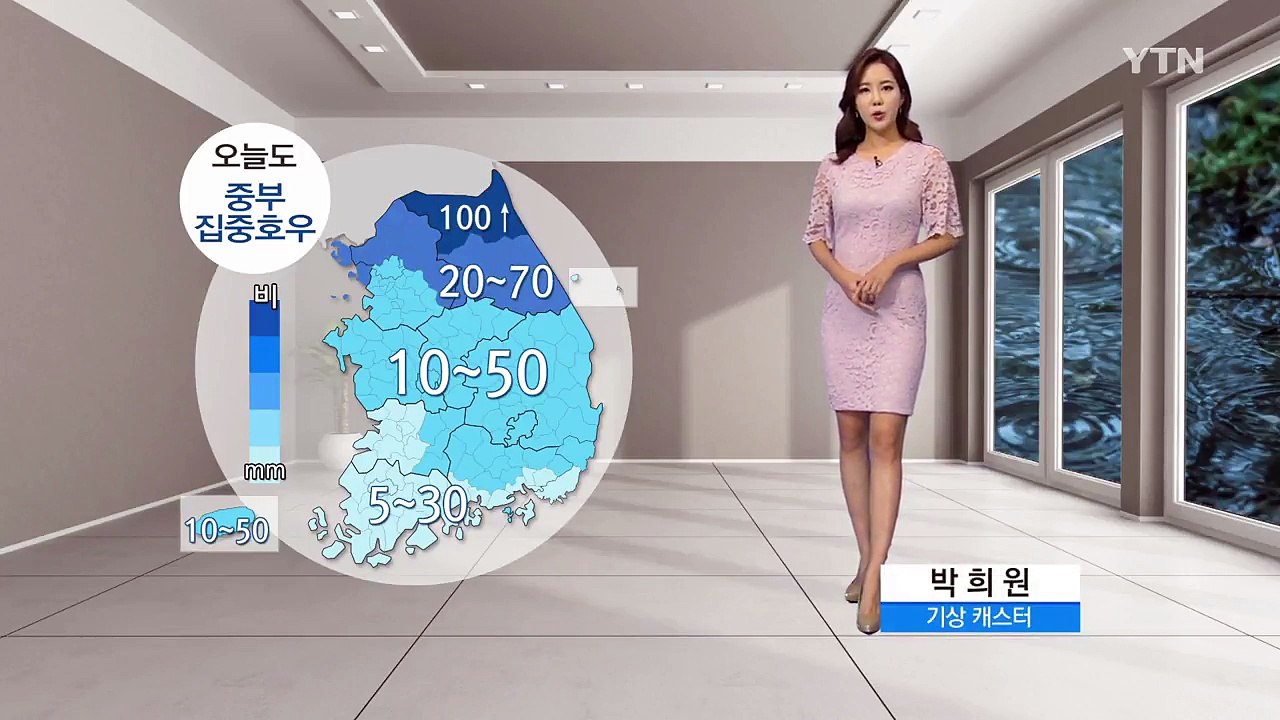 [날씨] 오늘도 중부 집중호우...아침에 다소 쌀쌀해 / YTN