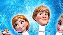 Frozen Disney Elsa Anna Hans Kristoff Olaf Finger Family, Nursery Rhymes Lyrics Kids Songs
