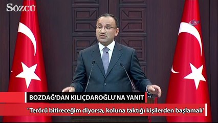 Bozdağ'dan Kılıçdaroğlu'na yanıt