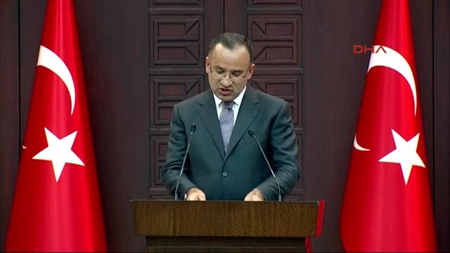 Hükümet Sözcüsü Bekir Bozdağ Bakanlar Kurulu Sonrası Açıklama Yaptı