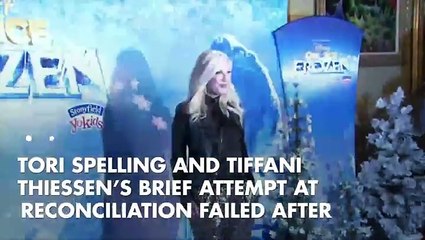 Ex ‘90210’ Stars Tori Spelling And Tiffani Thiessen’s Feud Ignites