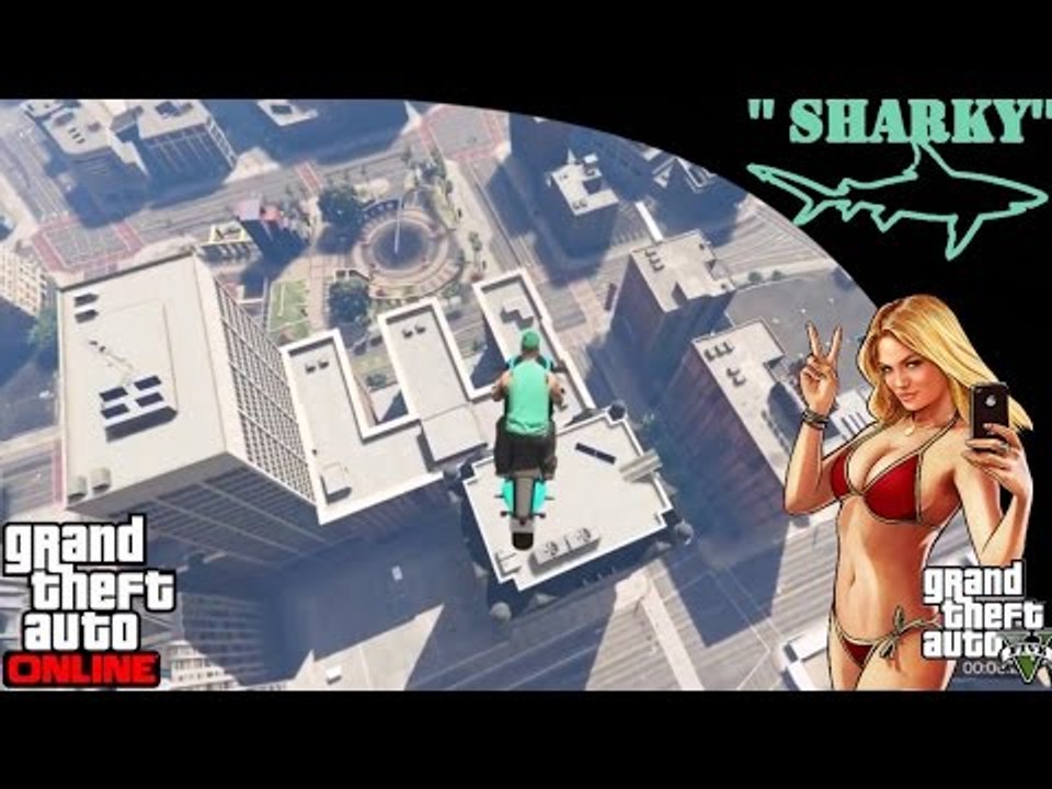 Grand Theft Auto 5 Online | Solo Parkour Race | Dangarous Bike Parkour