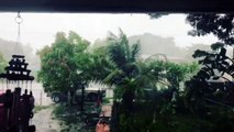 Florida Hurricane Irma rain starts Inside view of those who didn't evacuate #Florida  #Irmageddon