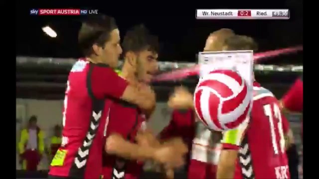 0-2 Alberto Prada Goal Austria Erste Division - 11.09.2017 Wiener Neustadt 0-2 SV Ried
