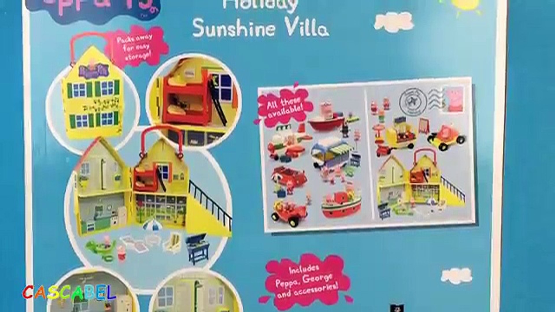 Peppa Pig Casa de Vacaciones Holiday Sunshine Villa Playset - Juguetes de Peppa  Pig – Видео Dailymotion