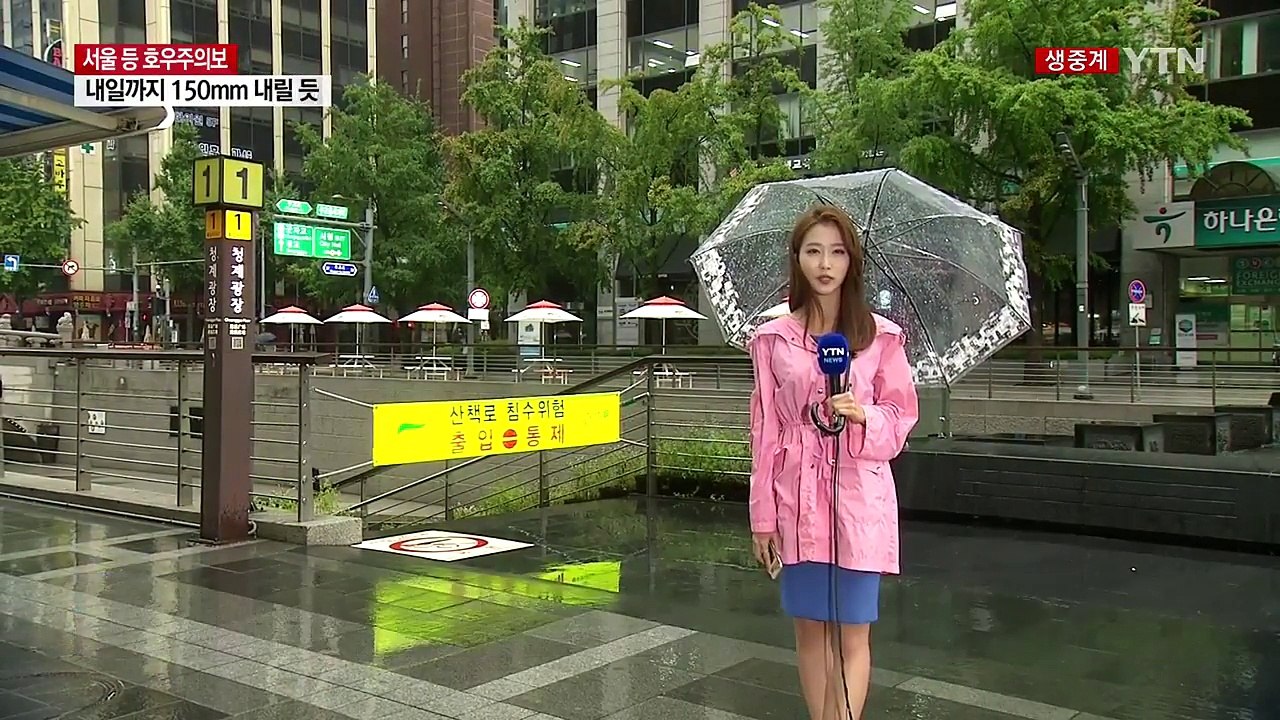 [날씨] 서울 호우주의보...청계천 출입 통제 / YTN
