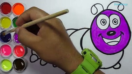 Les couleurs larve Apprendre enfants pour funkeep comment dessiner un arc-en-dessins