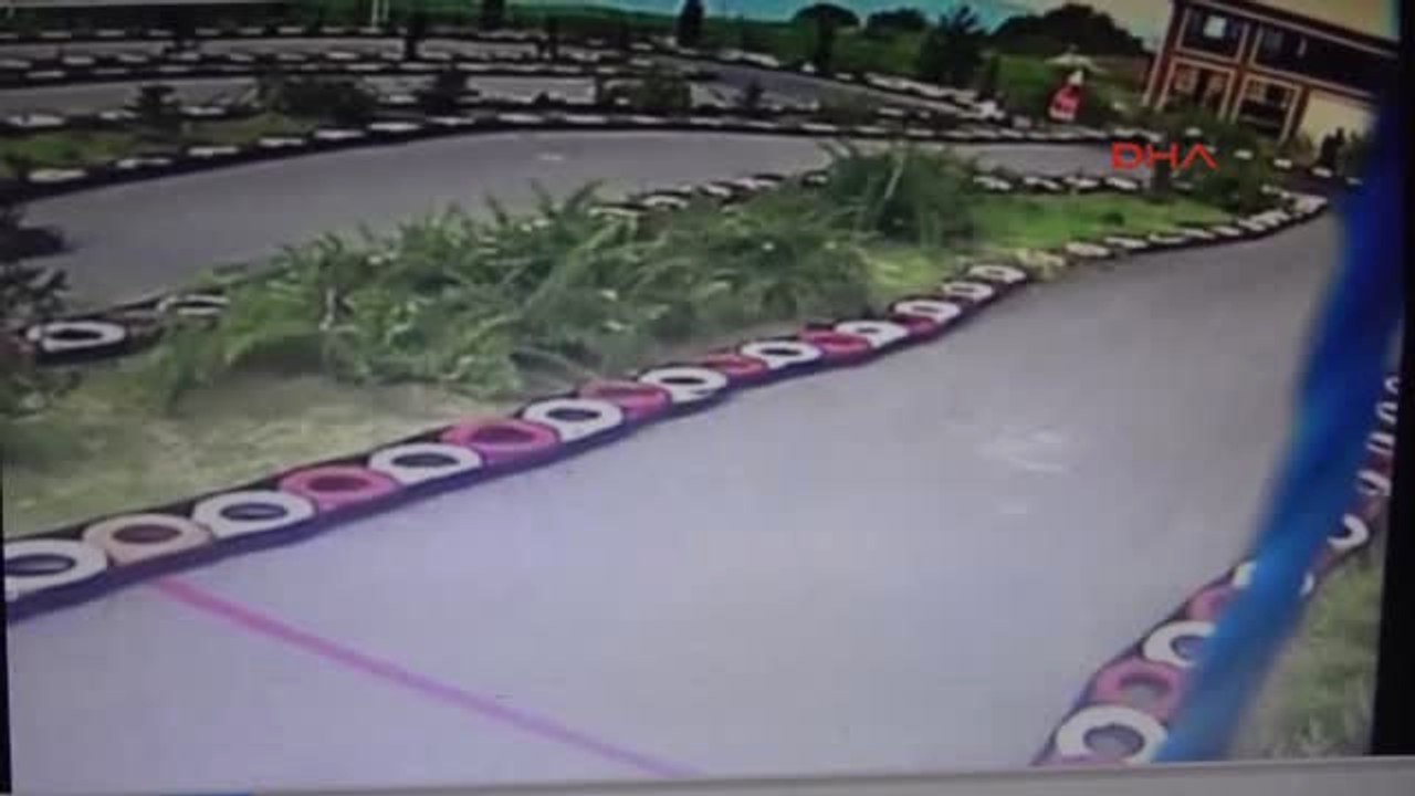 Rize Go-kart Aracına Şalı Dolanan Genç Kız Ölümden Döndü