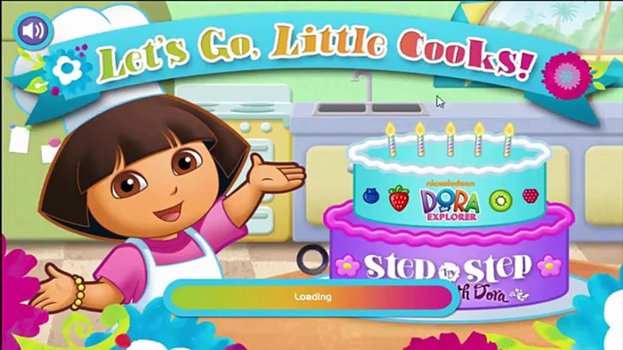 Dora the Explorer Lets Go Little Cooks Full - for girls - cooking game ...