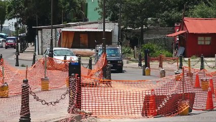 Las obras de la ex estación sean convertido en un caos,  para automovilistas y pistones