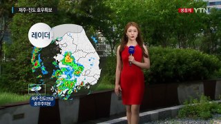 [날씨] 오늘도 비 오락가락...제주·진도 호우특보 / YTN