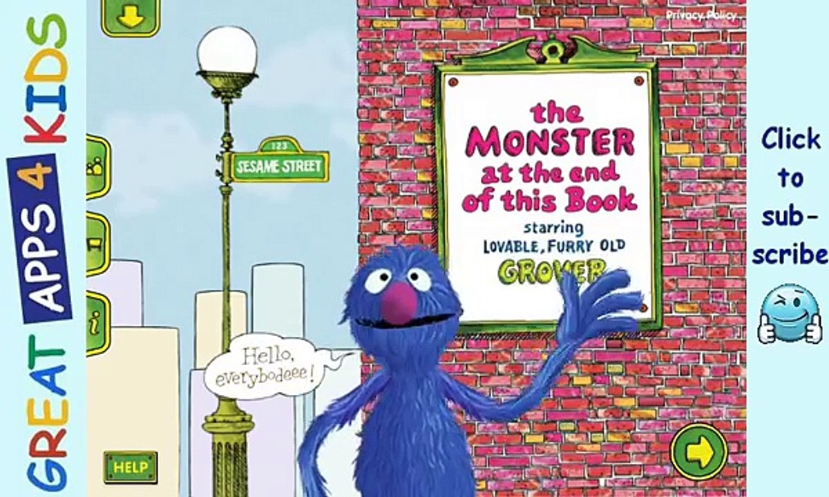The Monster at the End of this Book | Sesame Street Storybook App for Kids Starring Grover