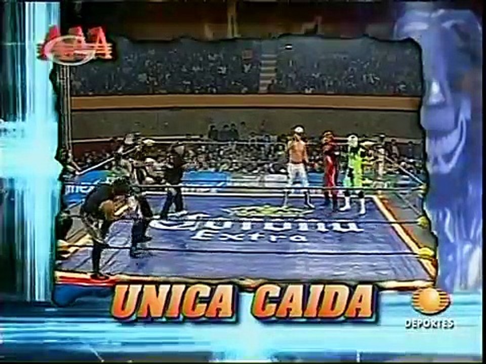 AAA-Sin Limite  2009.08.07  Zacapuaxtla  01 Argenis, Atomic Boy & El Gato Eveready vs. Poder del Norte