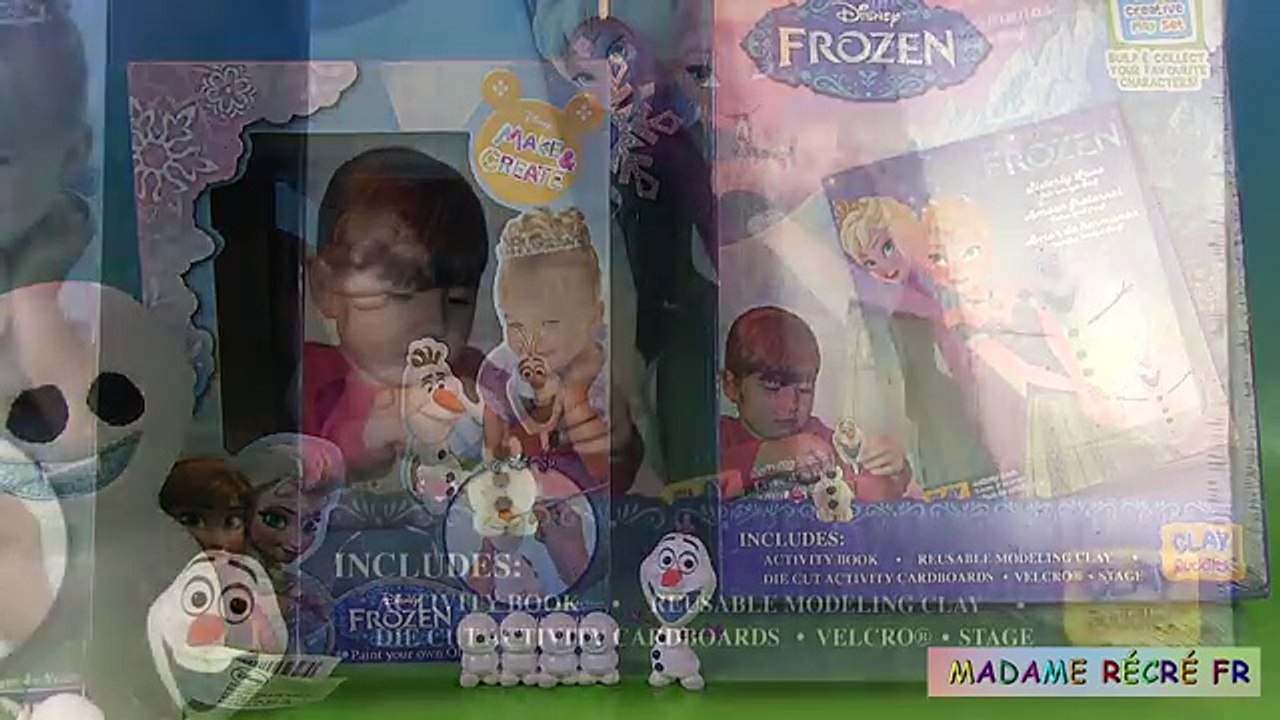 Olaf Clay Buddies de la Reine des Neiges Pâte à modeler Play Doh Sparkle Statue à peindre