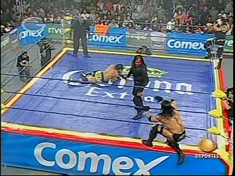 AAA-Sin Limite 2009.08.07 Zacapuaxtla 04 Charly Manson & El Mesias vs. Chessman & Cibernetico