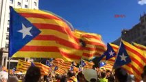 Katalanlar, İspanya'dan Ayrılmak ve Bağımsızlık İçin Yürüdü