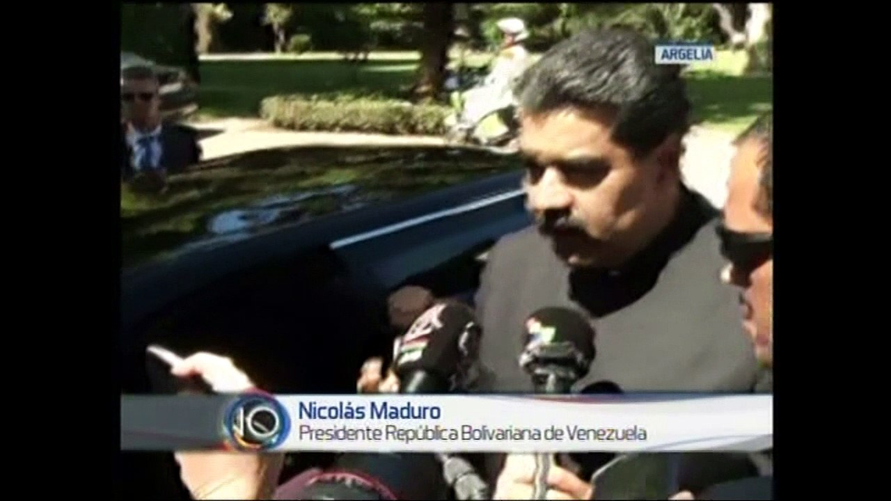Maduro discute petróleo na Argélia