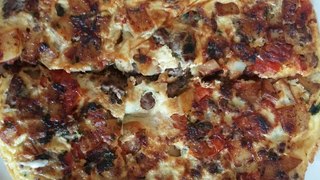 Tortilla Rapide Pizza Style - Quick Pizza Style Tortilla - طورطية