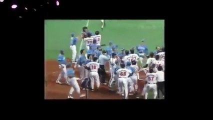 【プロ野球 乱闘】見事な大外刈りｗ【最強オモシロ動画チャンネル】