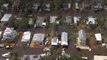 Aerial footage: Irma floods Florida