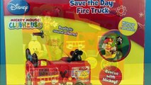 MICKEY MOUSE BOMBERO JUGUETE DISNEY - MICKEY MOUSE RESCUE FIRE TRUCK WITH GEORGE PIG CASI ENCIENDE