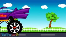 New Batman Truck Vs Joker Truck - Monster Trucks For Kids - Children Cartoon