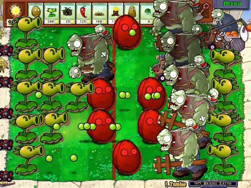 Plants vs Zombies Epic Hack - Repeater vs Backward Repeater vs Zombie Yeti