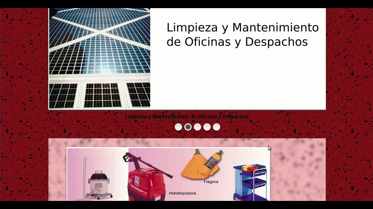 Diseño Web, Limpiezas Romon
