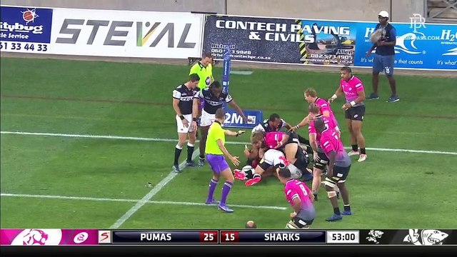 Pumas v Sharks - 2nd half - Currie Cup 2017