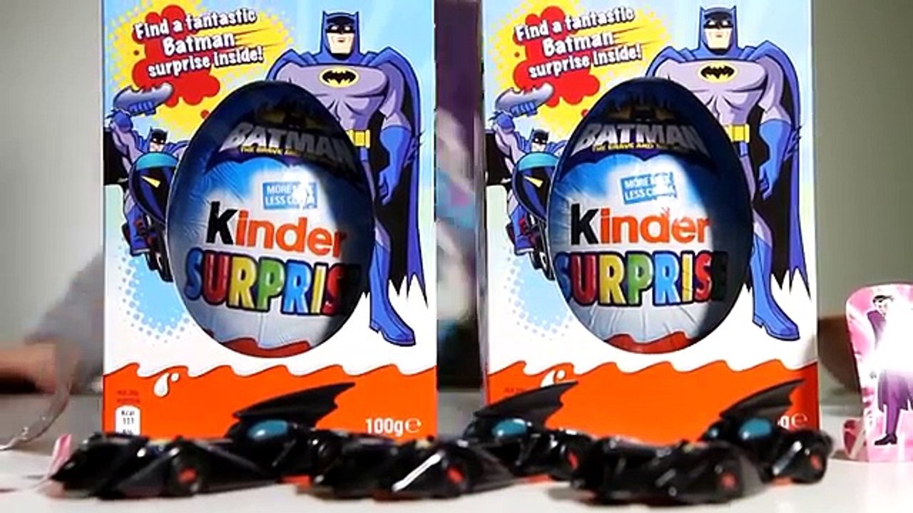 Two Kinder BatMan Easter new Edition Surprise Eggs Opening 4​​​