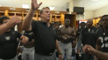 Raiders postgame locker room speech