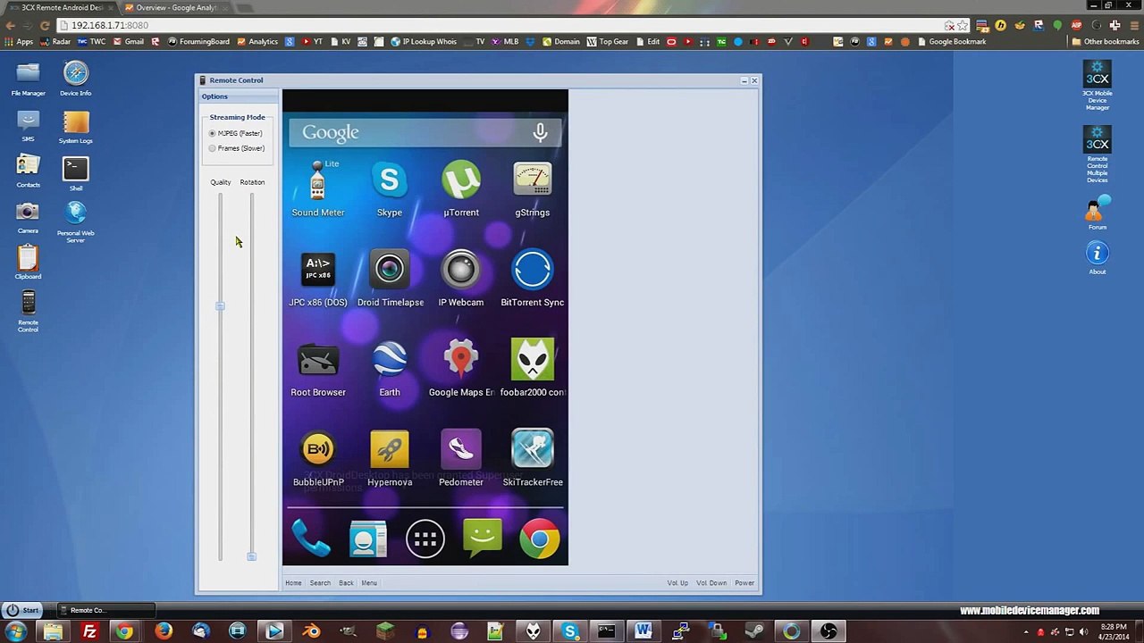 How to stream Foobar2000 music to Android Device