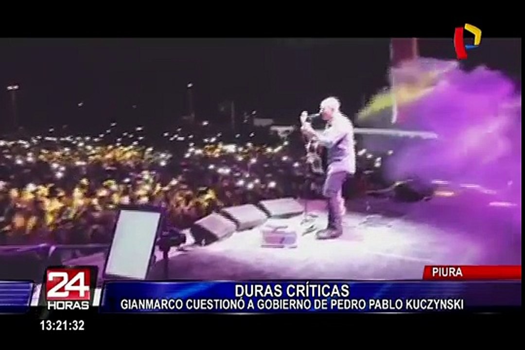 Piura: Gianmarco realizó críticas a gobierno regional