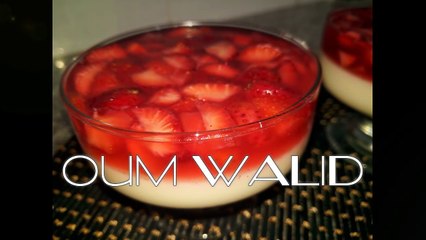 مطبخ ام وليد تحلية الكريمة و الفريز.