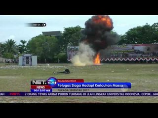 Demi Keamanan PILKADA, POLDA KALTENG Gelar Simulasi Penangan Kerusuhan dan Aksi Teror - NET24