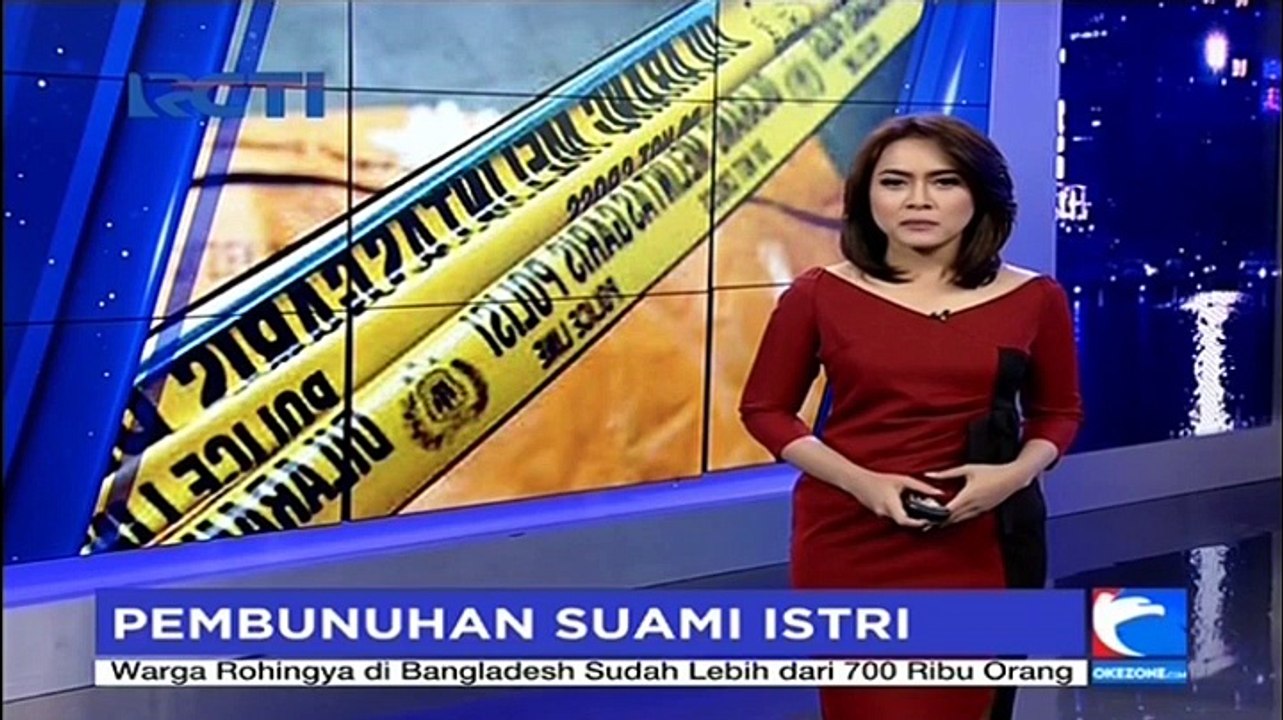 Polisi Olah TKP Pembunuhan Pasangan Suami Istri
