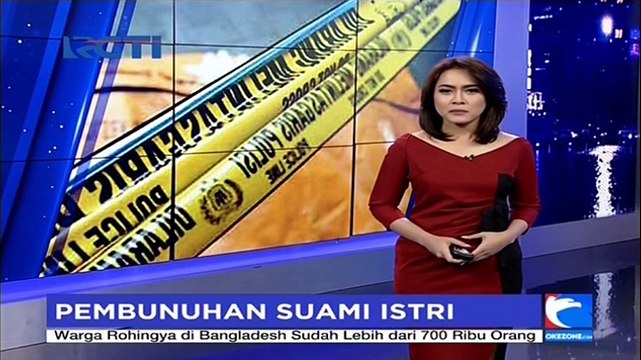Polisi Olah TKP Pembunuhan Pasangan Suami Istri