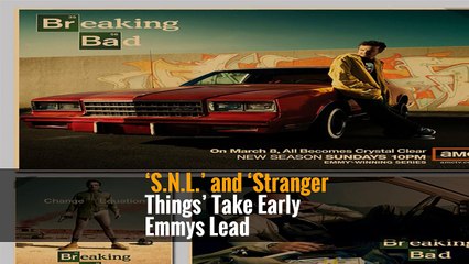 ‘S.N.L.’ and ‘Stranger Things’ Take Early Emmys Lead