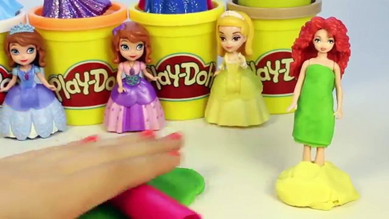 Poupées Robes planeur briller jouer Princesse éclat Doh 8 disney magiclip elsa anna ariel r