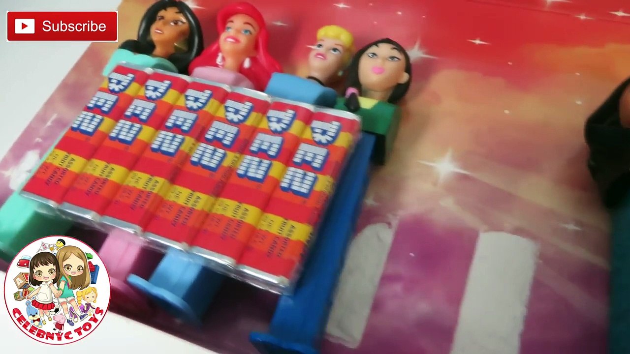 RARE Disney Princess PEZ Dispensers Enchanted Tales Cinderella Ariel Mulan aurora