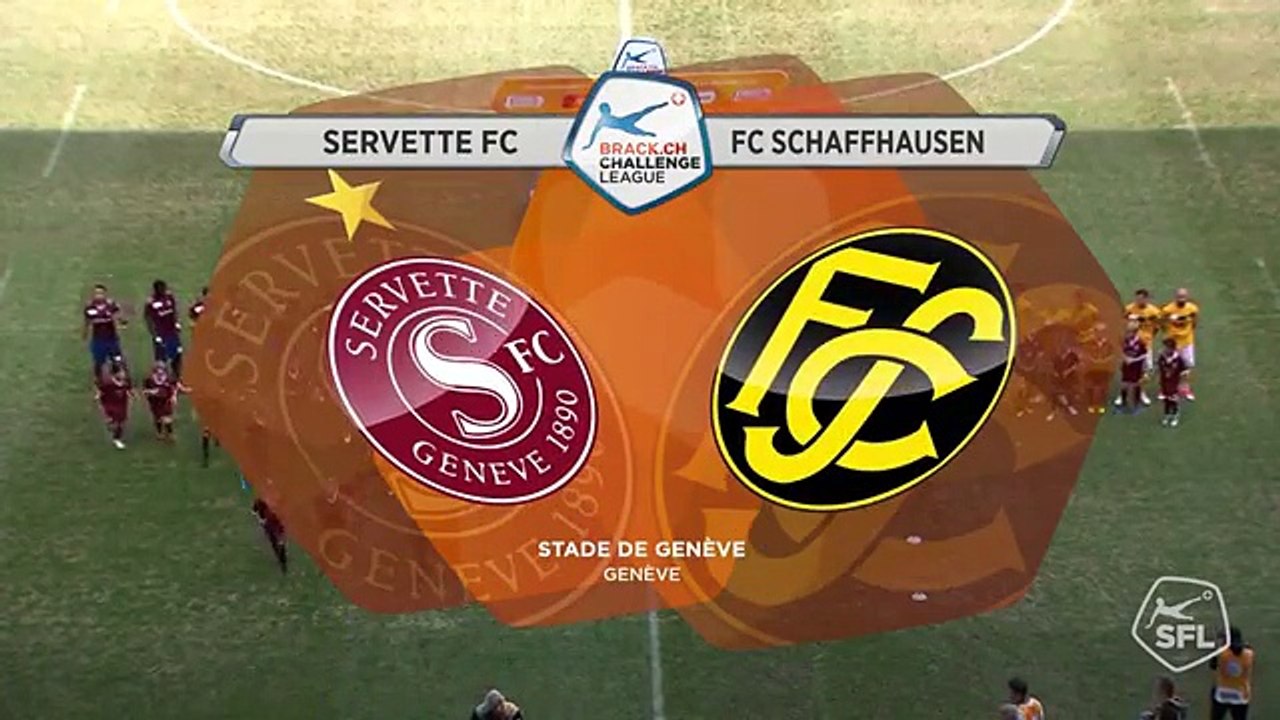 Servette 3:2 Schaffhausen (Swiss Challenge League 10 September 2017)