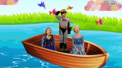 Frozen Baby Elsa - Row Row Row Your Boat | Nursery Rhyme for children