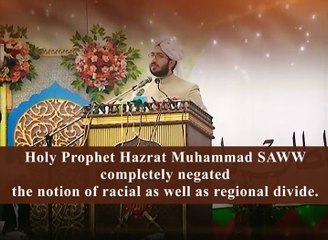 A system devoid of racial, communal and cast discrimination [By: Sahibzada Sultan Ahmad Ali sb ]