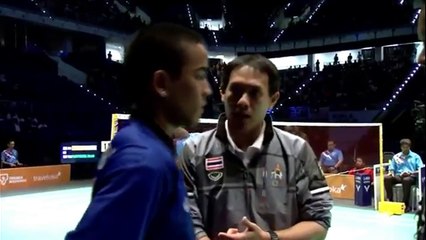 SEA Game 2017 : Putra Jonatan Christie vs Khosit Phetpradab [1/2] Badminton Highlights