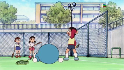 多啦A夢 338 地面滑得老師停不下來