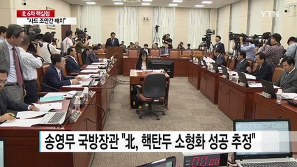 "北, 핵탄두 소형화 성공 추정...사드 곧 배치" / YTN