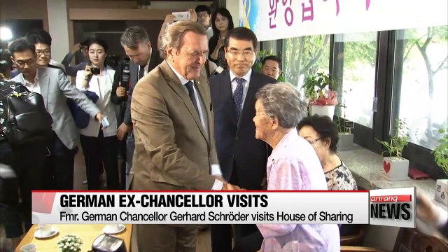 Former German Chancellor visits House of Sharing