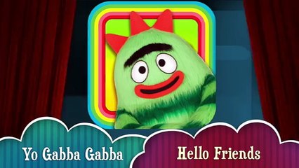 Yo Gabba Gabba Hello Friends Part 2 - iPad app demo for kids - Ellie