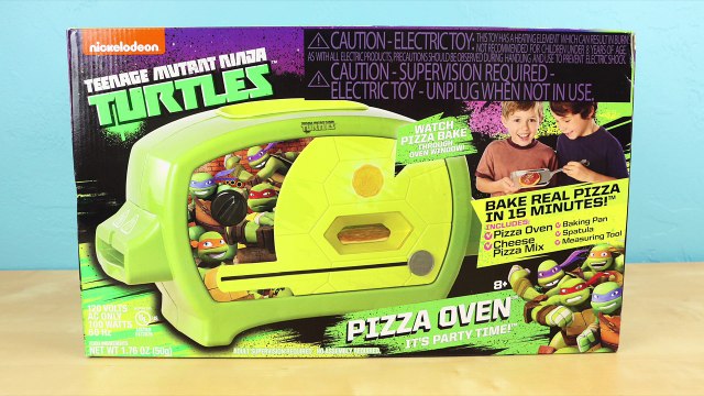 TMNT Teenage Mutant Ninja Turtles Pizza Oven - Make Tiny Real Pizza!