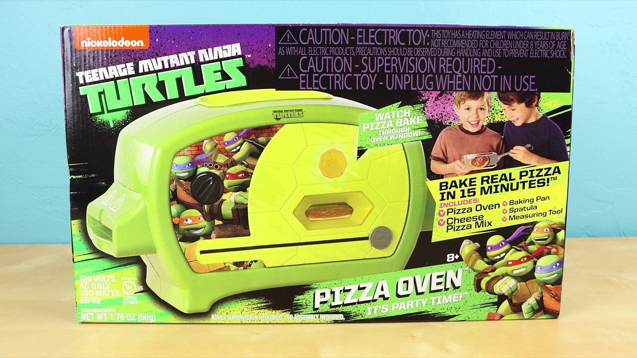 TMNT Teenage Mutant Ninja Turtles Pizza Oven - Make Tiny Real Pizza!